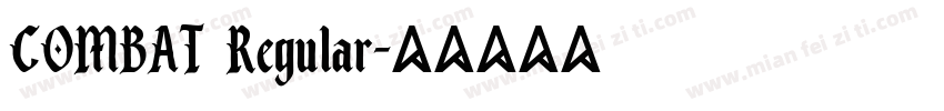 COMBAT Regular字体转换